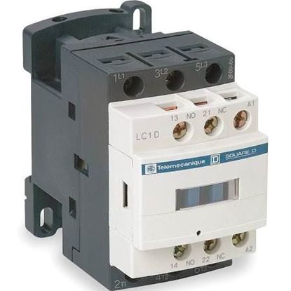 Picture of 3POLE 208V 12Amp CONTACTOR For Schneider Electric-Square D Part# LC1D12LE7