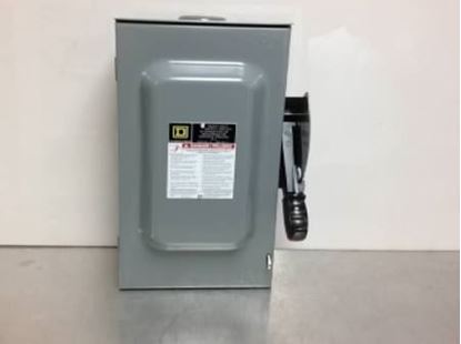 Picture of 600V 60A 3P HvyDuty Safety Swt For Schneider Electric-Square D Part# HU362RB