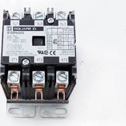 Picture of 480V 40A 3Pole DP Contactor For Schneider Electric-Square D Part# 8910DPA43V06