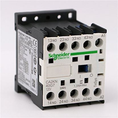Picture of 4 N/O Control Relay 120V for Schneider Electric (Square D) Part# CA2KN40G7