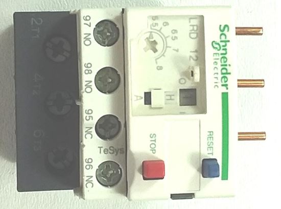 Picture of 5.5/8A Overload Relay for Schneider Electric (Square D) Part# LRD12